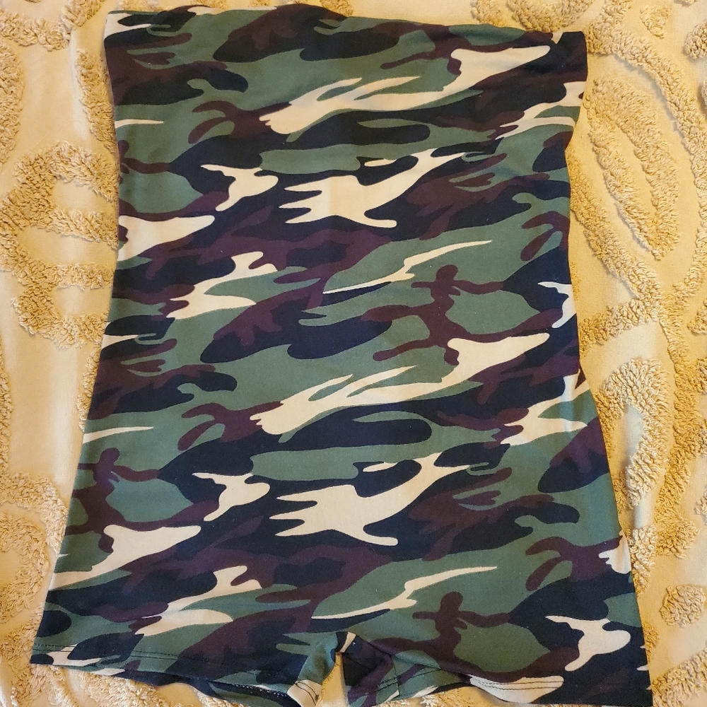 NWOT strapless romper